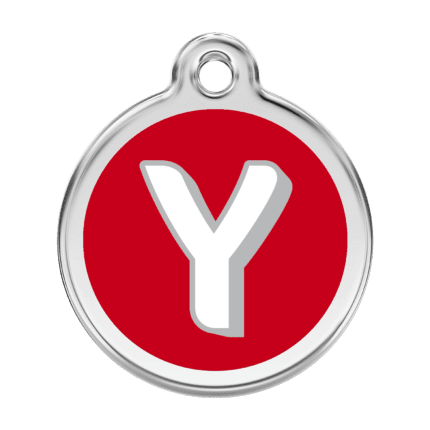 Vue avant - Médaille personnalisée Red Dingo Y Rouge L 38.00mm - Gravure incluse