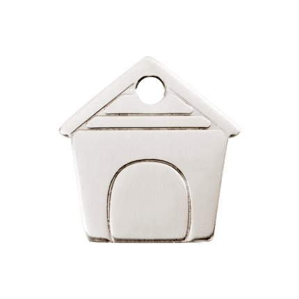 Vue avant - "Médaille personnalisable pour chien Red Dingo en acier inoxydable - Taille M - Réf. 02-DH-ZZ-ME"