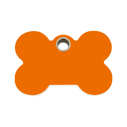 Vue avant - Médaille personnalisée pour chien Red Dingo Os Orange M - Gravure incluse