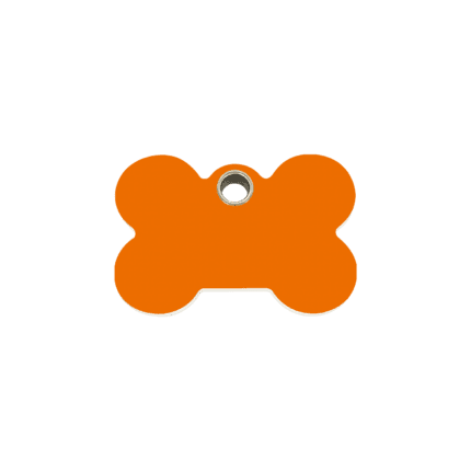 Vue avant - Médaille personnalisée pour chien/chat Red Dingo Os Orange S - Gravure incluse