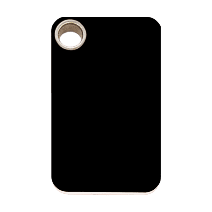 Vue avant - Médaille personnalisée pour chien Red Dingo noir L - Gravure incluse