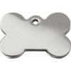 Vue arrière - Médaille personnalisable pour chien Red Dingo Swarovski Os L - Gravure incluse
