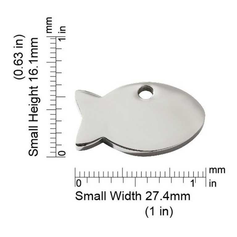 Dimensions de la médaille Red Dingo 8FI-Small