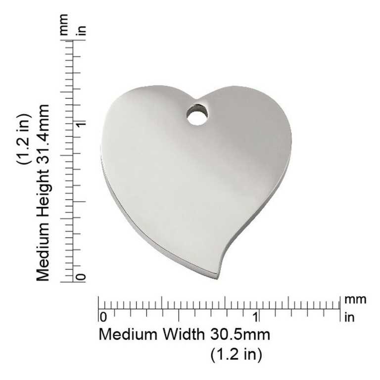 Dimensions de la médaille Red Dingo 8HT-Medium