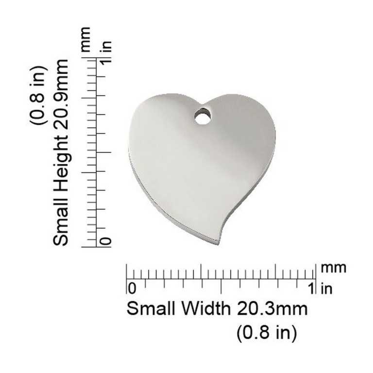 Dimensions de la médaille Red Dingo 8HT-Small