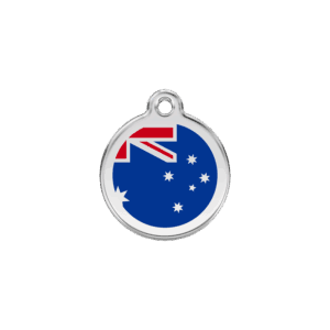 Médaille chat Drapeau australien bleu foncé Taille S