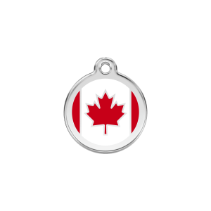 Médaille chat Drapeau canadien Taille S