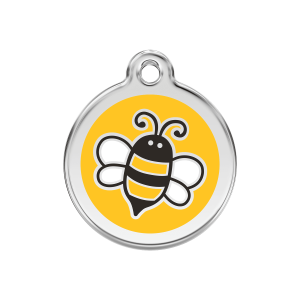 Médaille chien Bourdon Jaune Taille M
