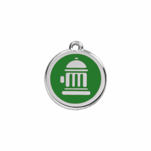 Médaille chat Bouche d'incendie Vert Taille S
