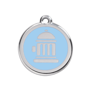 Médaille chien Bouche d'incendie Bleu clair Taille M