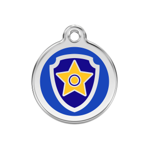 Médaille chien Nickelodeon Chase Taille M Bleu foncé