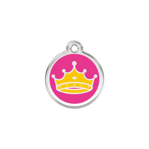 Médaille chat Reine Rose vif Taille S