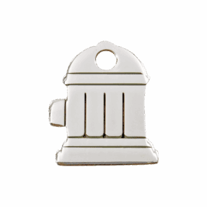 Médaille chien bouche d incendie taille M acier inoxydable