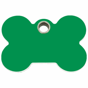 Médaille chien Os Vert Taille L Red Dingo