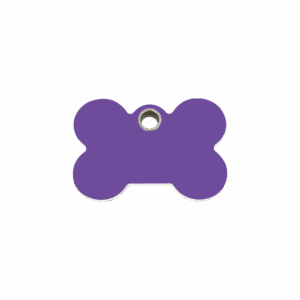 Médaille chat ou petit chien Os Violet S Red Dingo