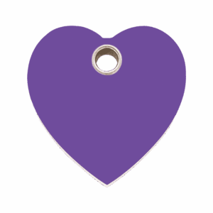 Médaille chien cœur violet Red Dingo Taille L