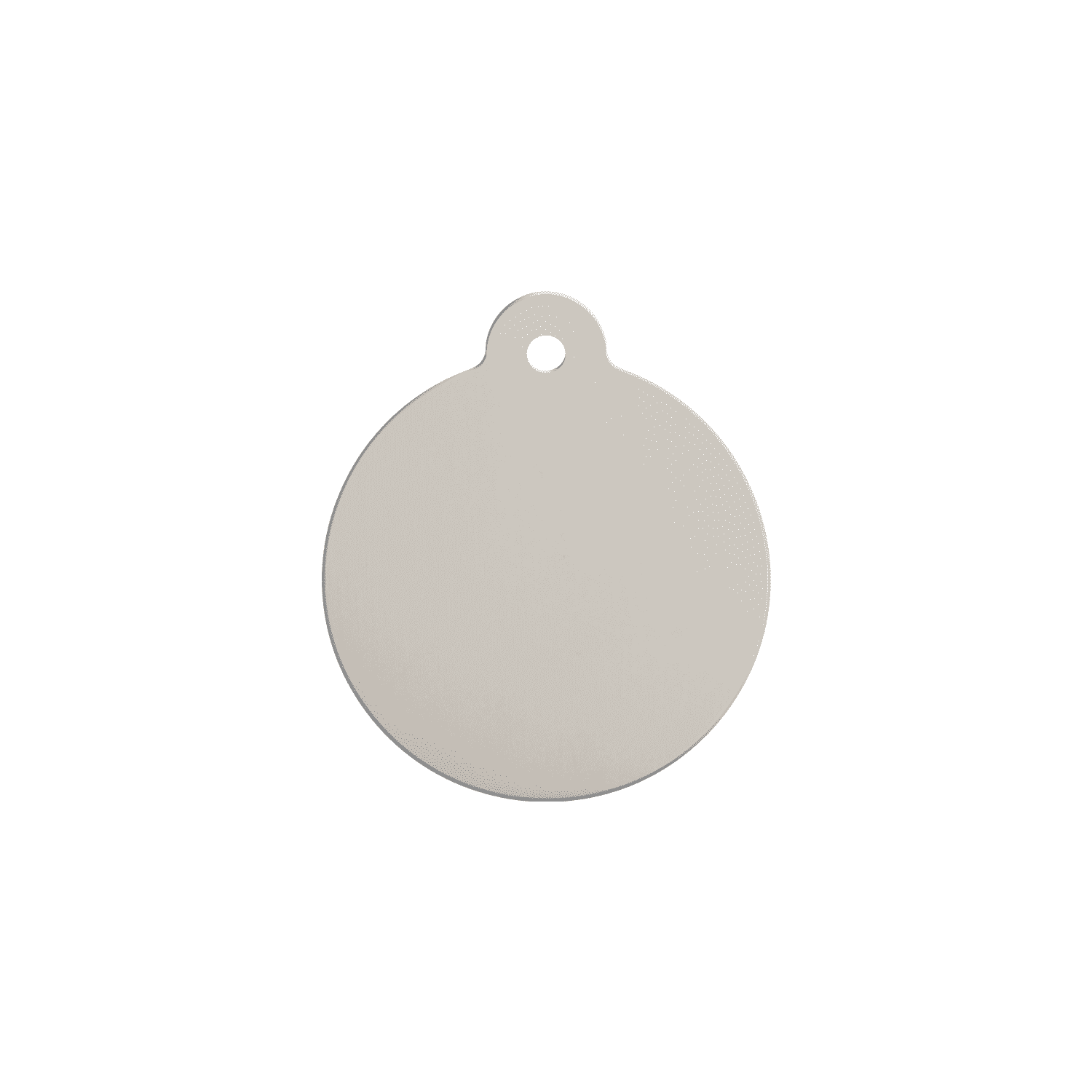 Vue arrière - Médaille personnalisée pour chien/chat Red Dingo Couronne Noir S 20.00 - Gravure incluse